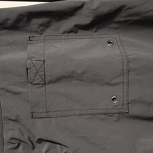 James Perse Yosemite Board Shorts Men's Size 34x10 Gray Stretchy Nylon Trunks - Picture 6 of 9